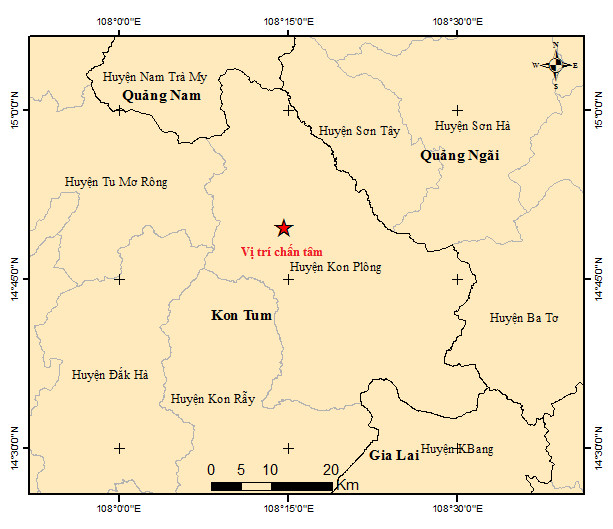 Động đất ở Kon Tum: Tường trường học, trạm y tế bị nứt, người dân lo lắng, bất an