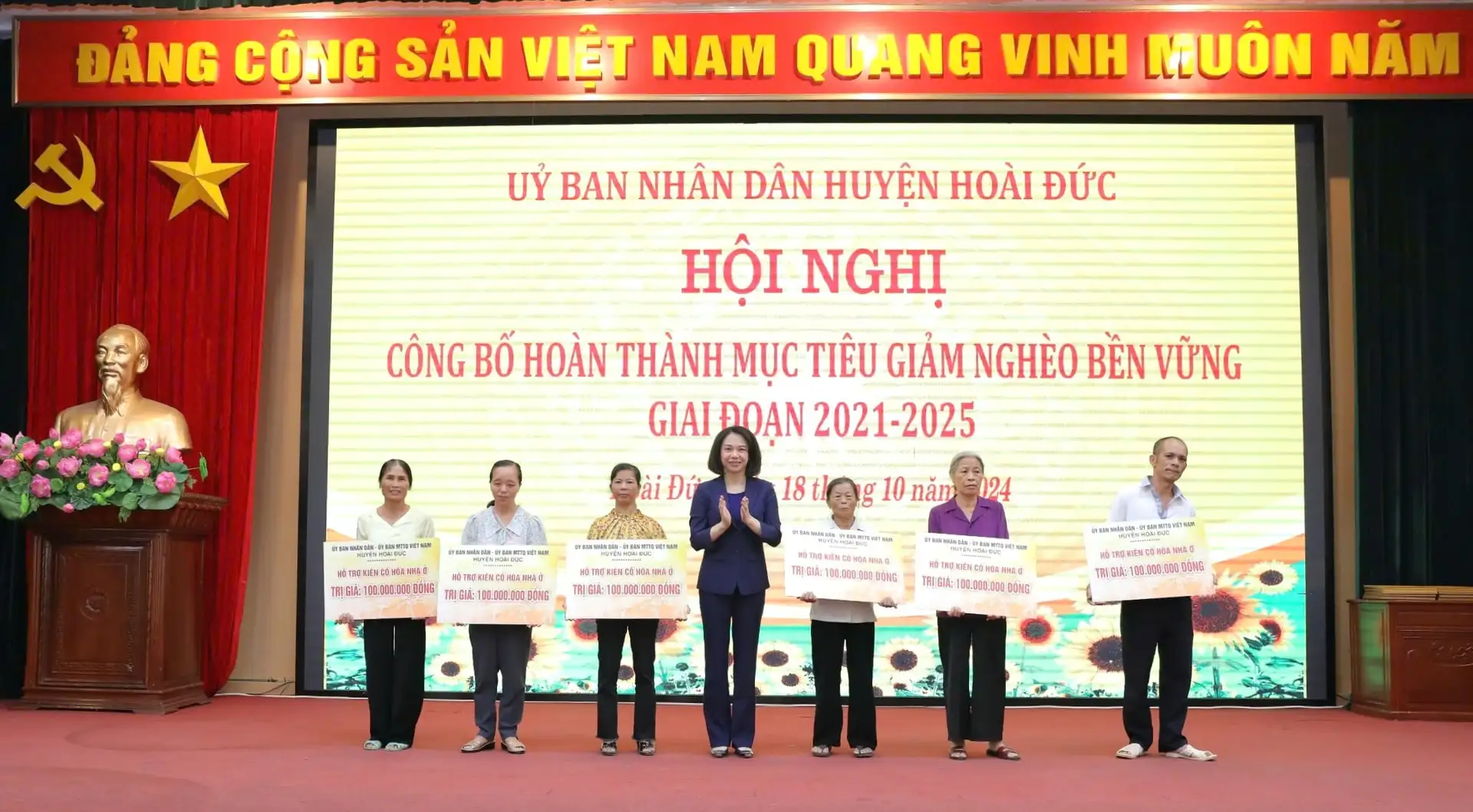 Hoài Đức hoàn thành mục tiêu giảm nghèo bền vững