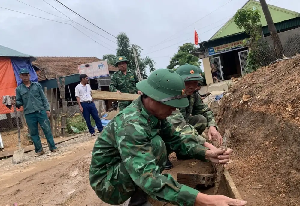 Bộ đội Biên phòng Nghệ An tham gia xây dựng nông thôn mới trên địa bàn khu vực biên giới gắn với bảo vệ chủ quyền an ninh biên giới Quốc gia