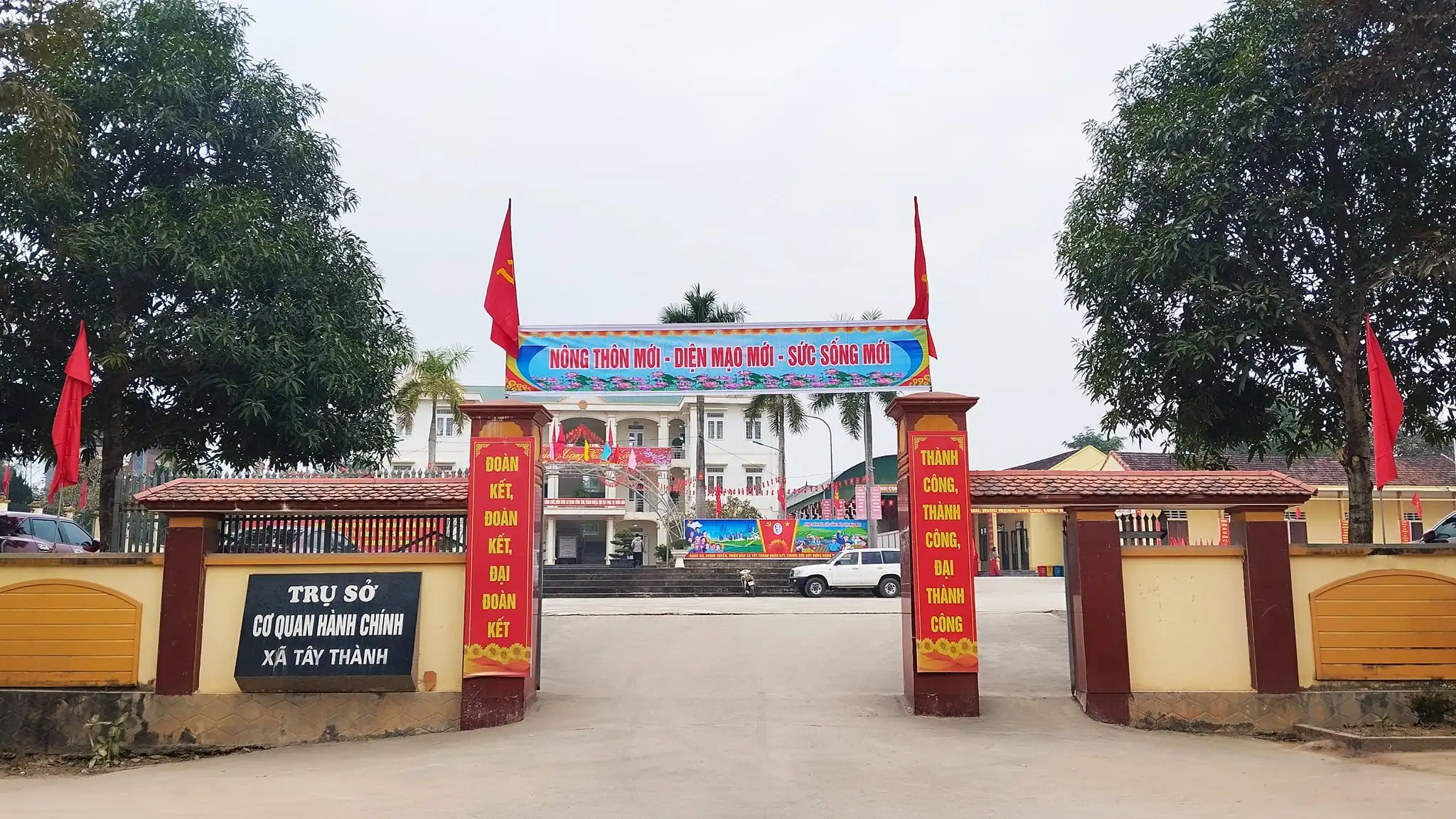 Thẩm định xét công nhận xã đạt chuẩn NTM nâng cao năm 2024 tại xã Tây Thành