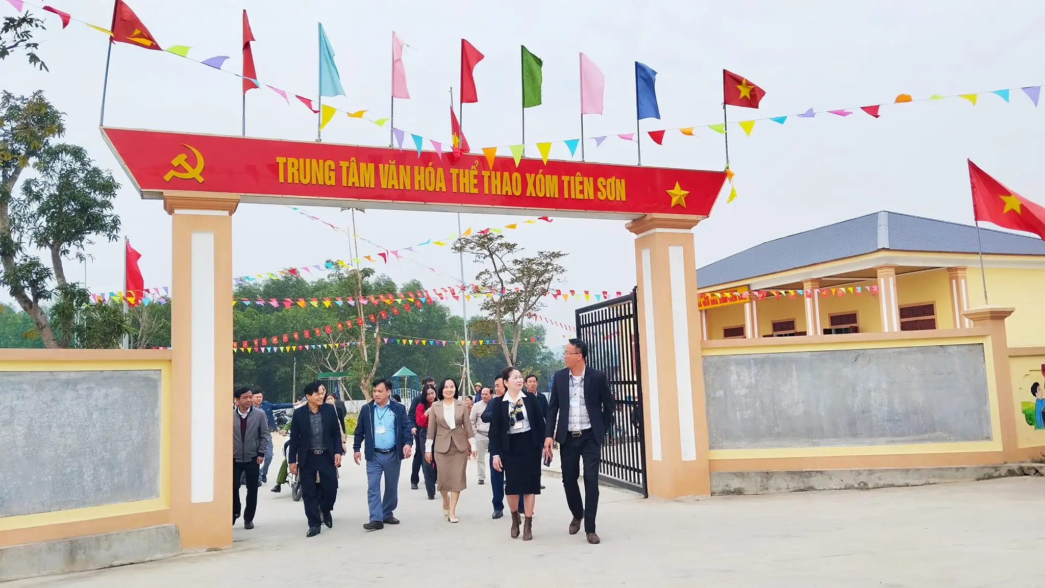 Thẩm định xét công nhận xã đạt chuẩn NTM nâng cao năm 2024 tại xã Tây Thành