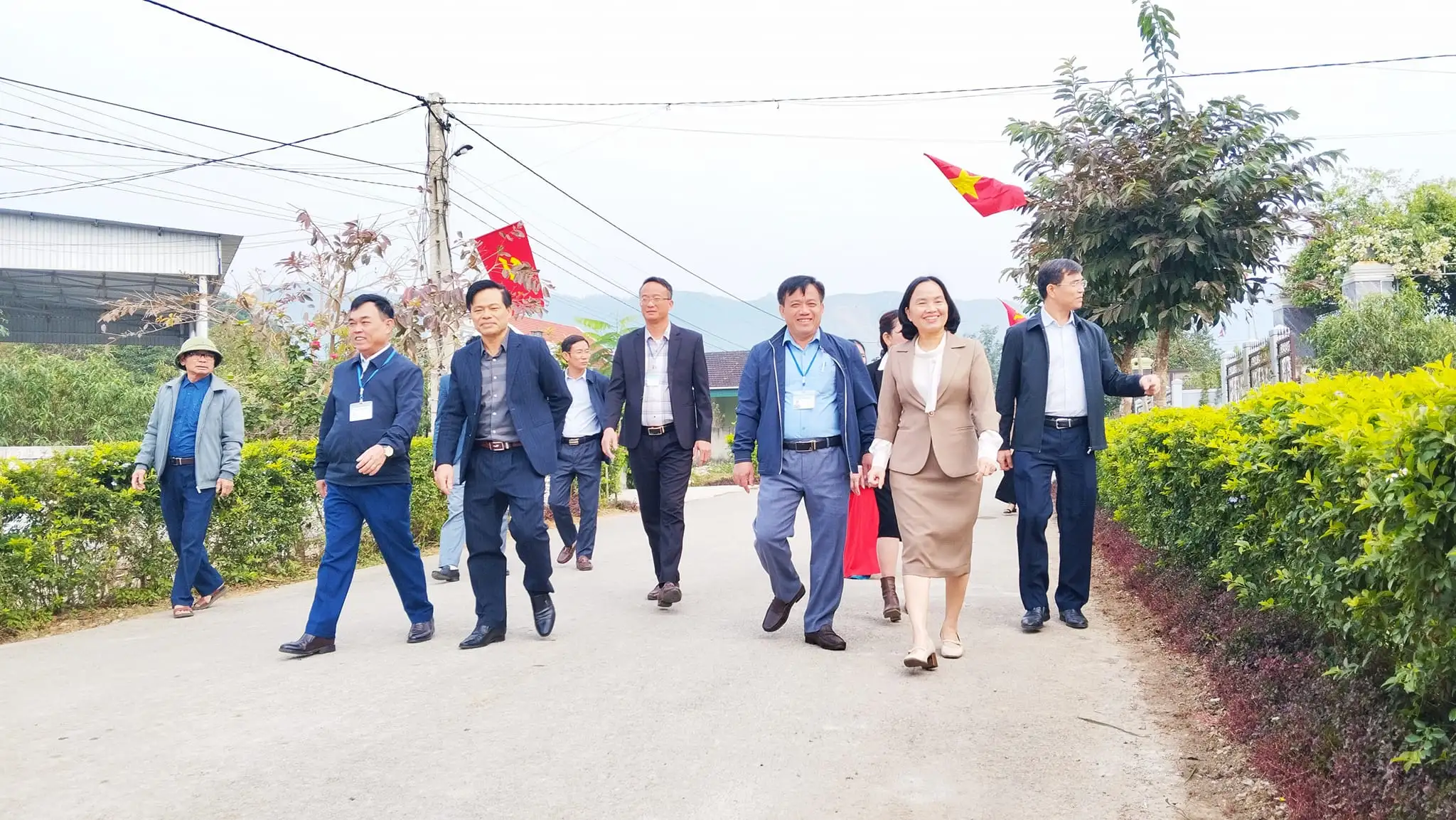 Thẩm định xét công nhận xã đạt chuẩn NTM nâng cao năm 2024 tại xã Tây Thành