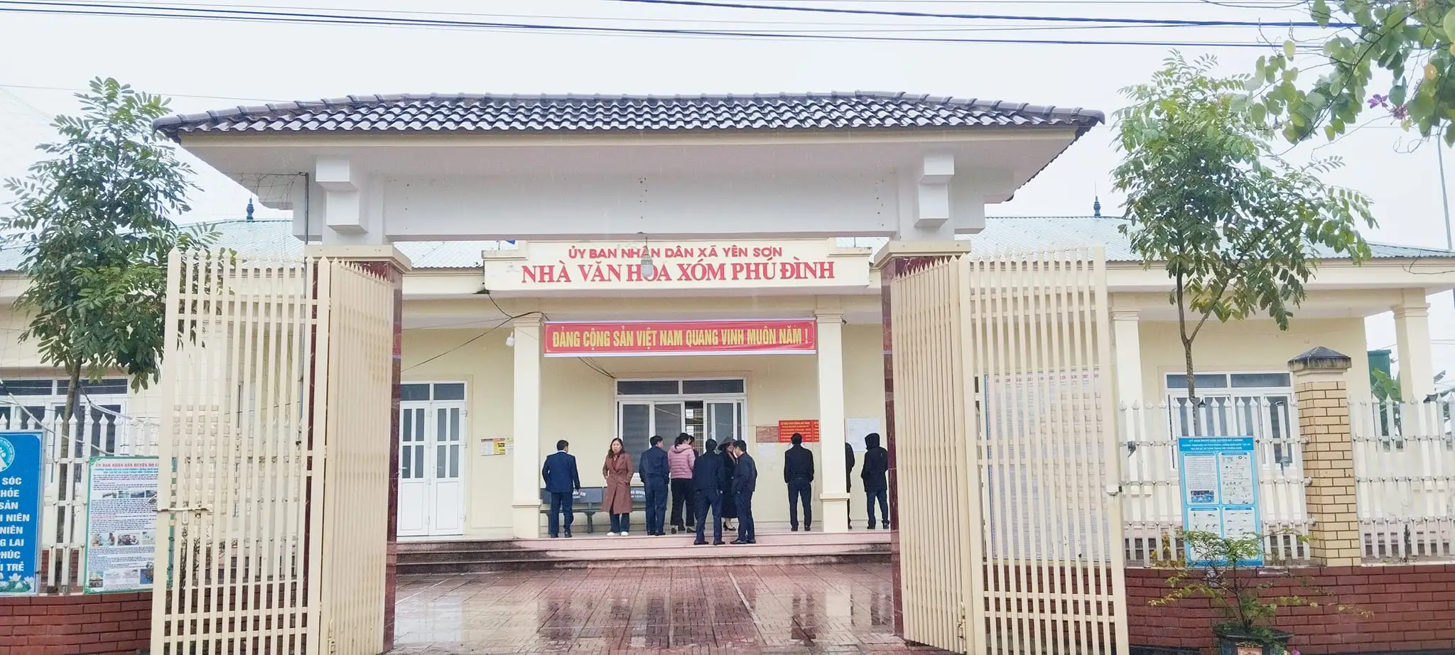 BCĐ NTM tỉnh thẩm định xét công nhận xã đạt chuẩn NTM kiểu mẫu về an ninh trật tự năm 2024 tại xã Yên Sơn