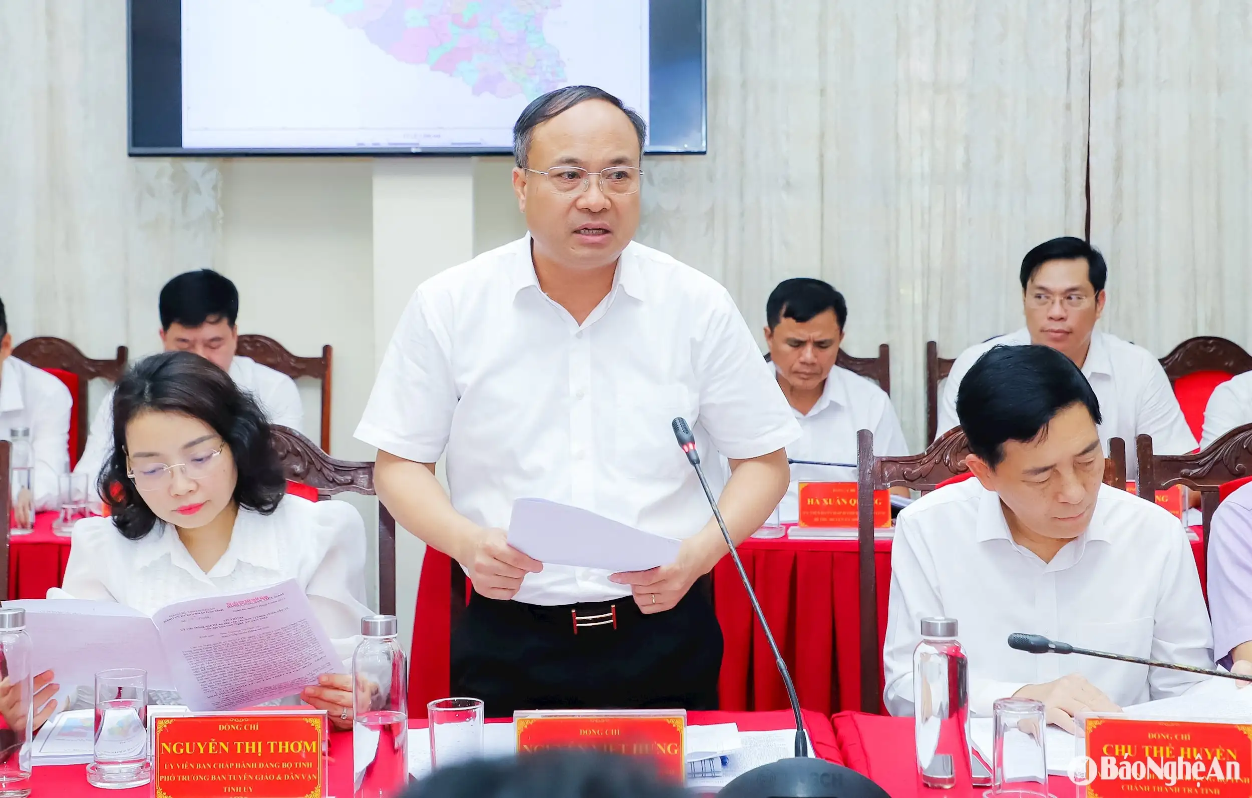 Ban Chấp hành Đảng bộ tỉnh Nghệ An thông qua Đề án sắp xếp đơn vị hành chính cấp xã