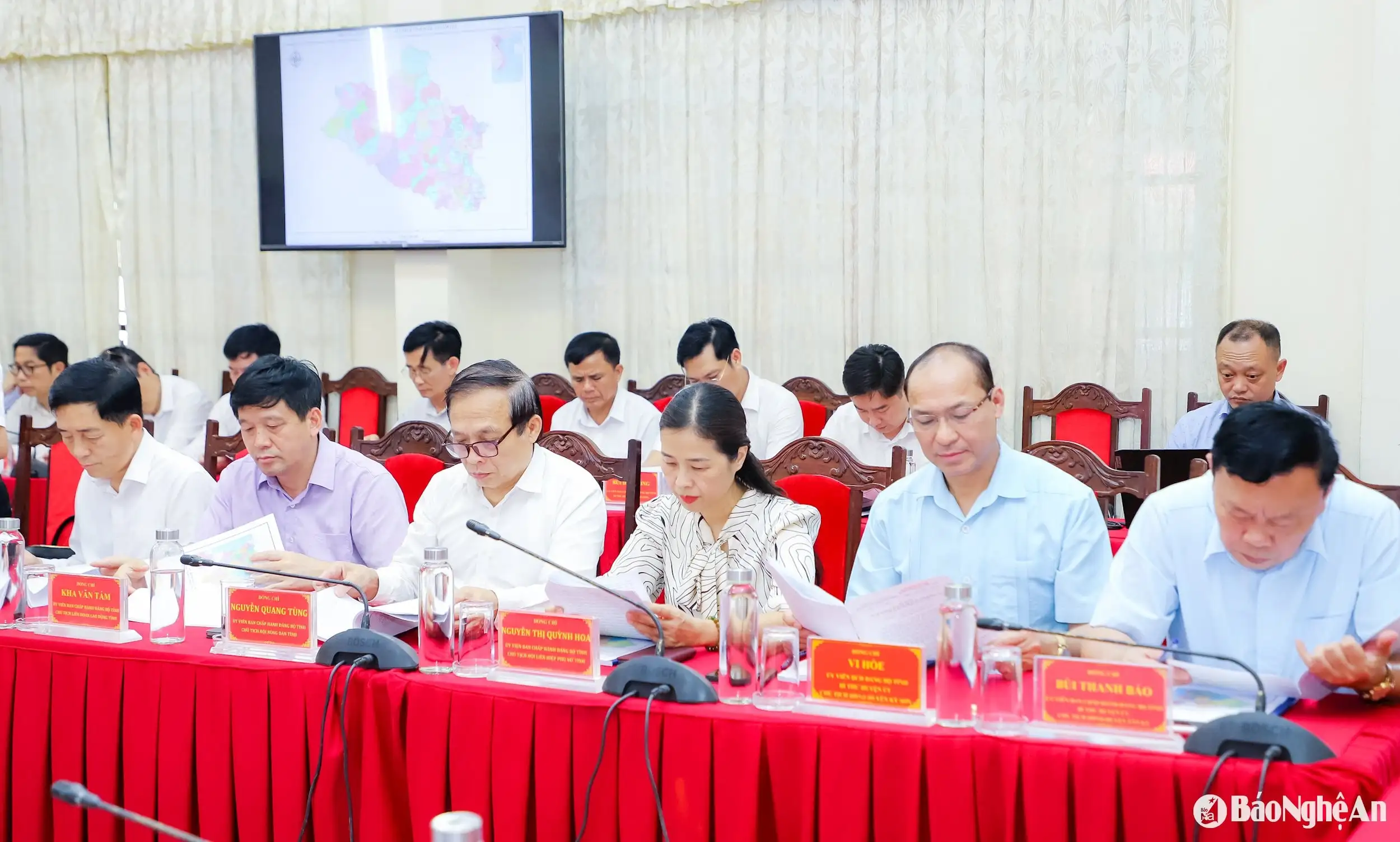 Ban Chấp hành Đảng bộ tỉnh Nghệ An thông qua Đề án sắp xếp đơn vị hành chính cấp xã