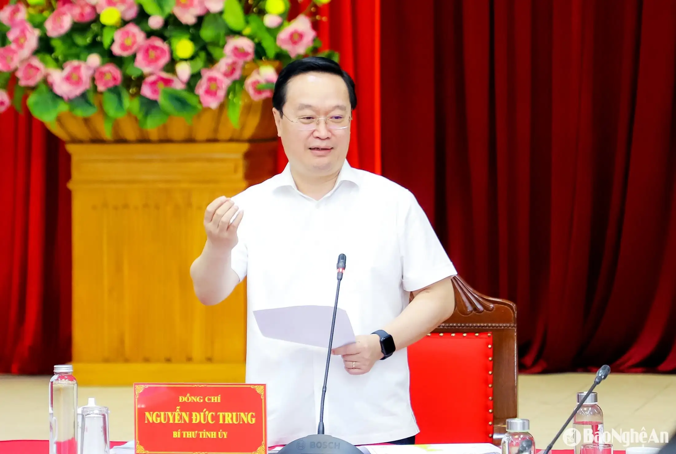 Ban Chấp hành Đảng bộ tỉnh Nghệ An thông qua Đề án sắp xếp đơn vị hành chính cấp xã