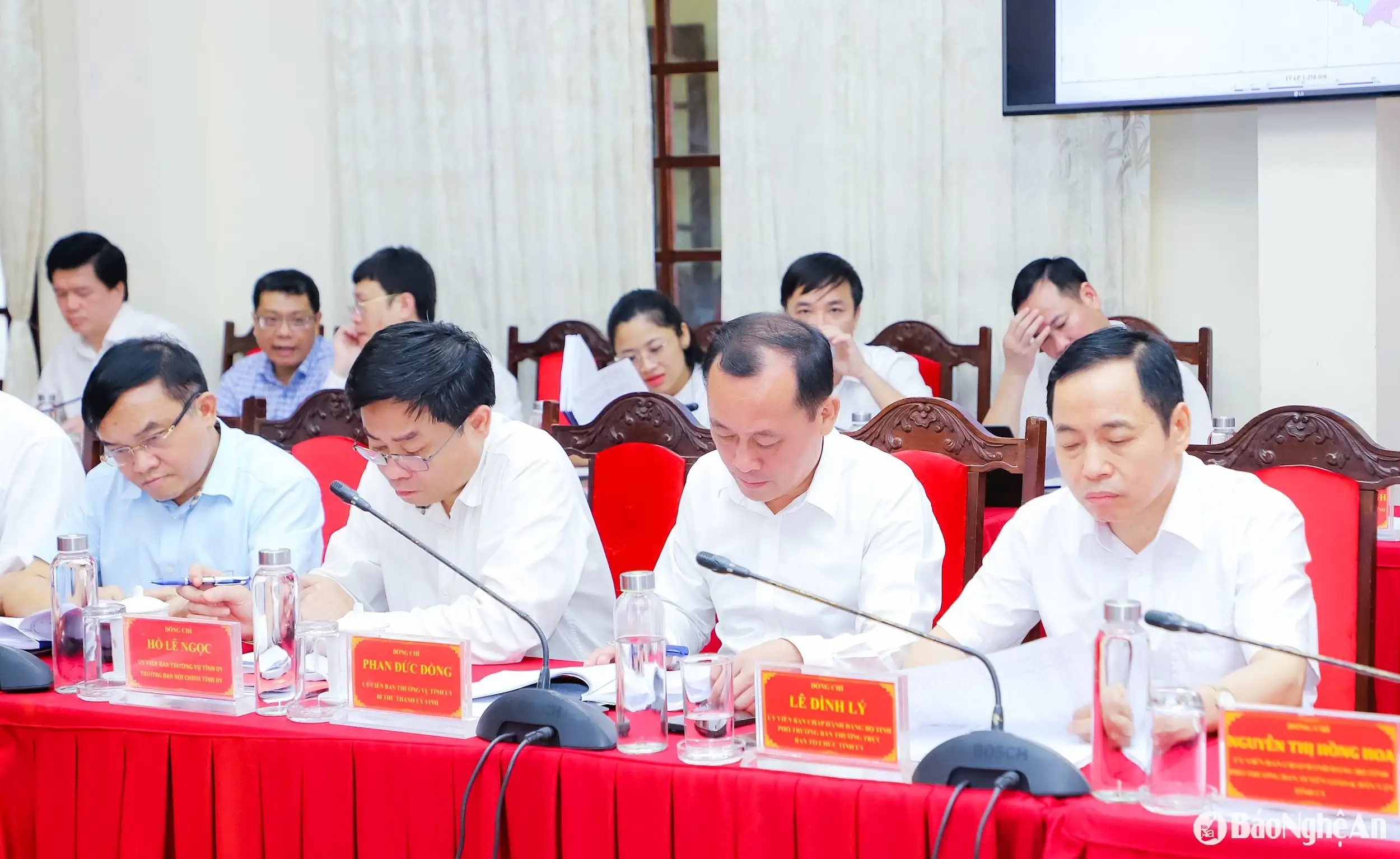 Ban Chấp hành Đảng bộ tỉnh Nghệ An thông qua Đề án sắp xếp đơn vị hành chính cấp xã