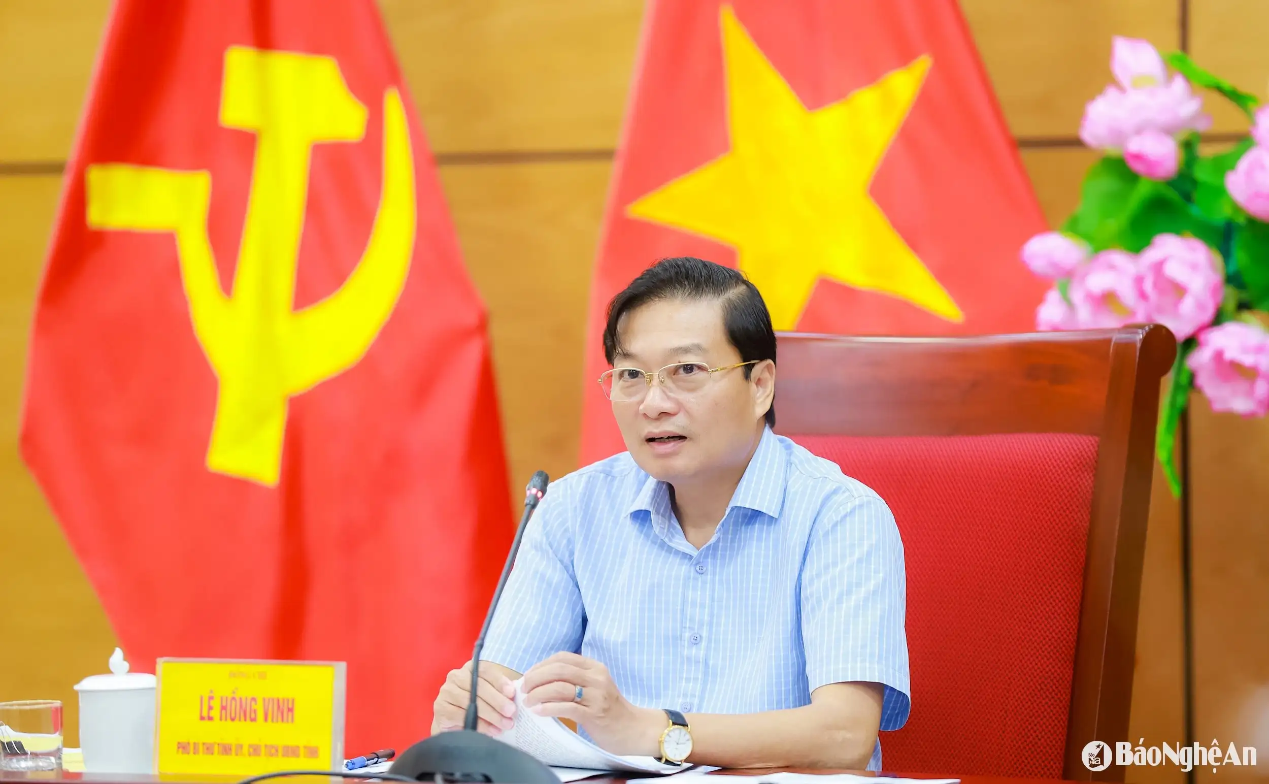 Ban Thường vụ Đảng ủy UBND tỉnh Nghệ An bàn giải pháp phát triển nhân lực có kỹ năng nghề