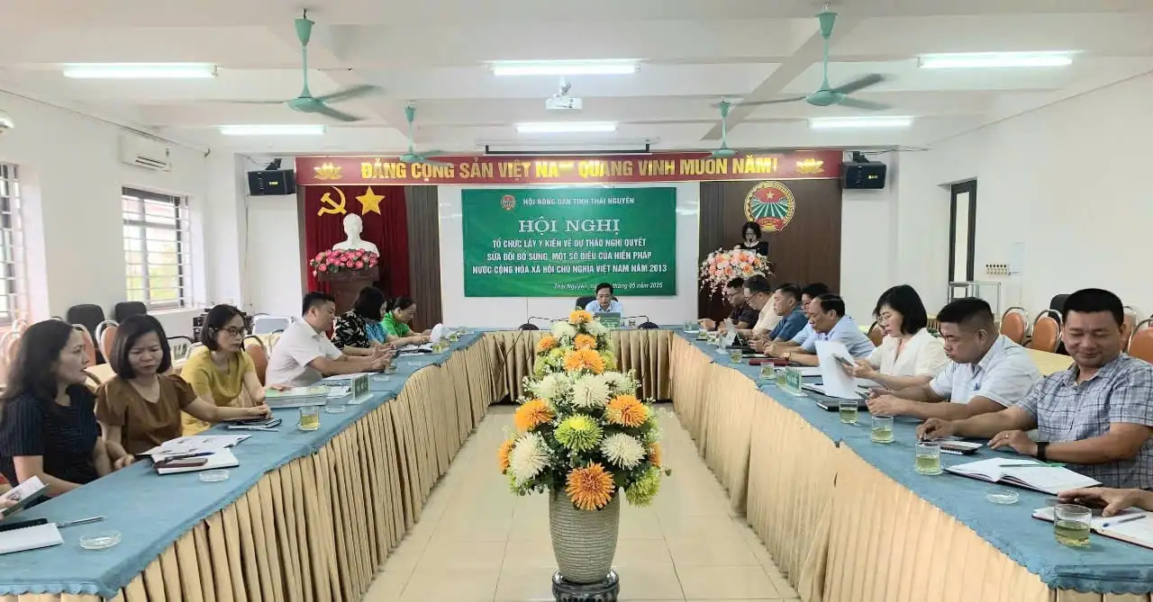 Nông dân Thái Nguyên nhất trí cao với phương án tinh gọn bộ máy, giữ nguyên tên Hội Nông dân Việt Nam