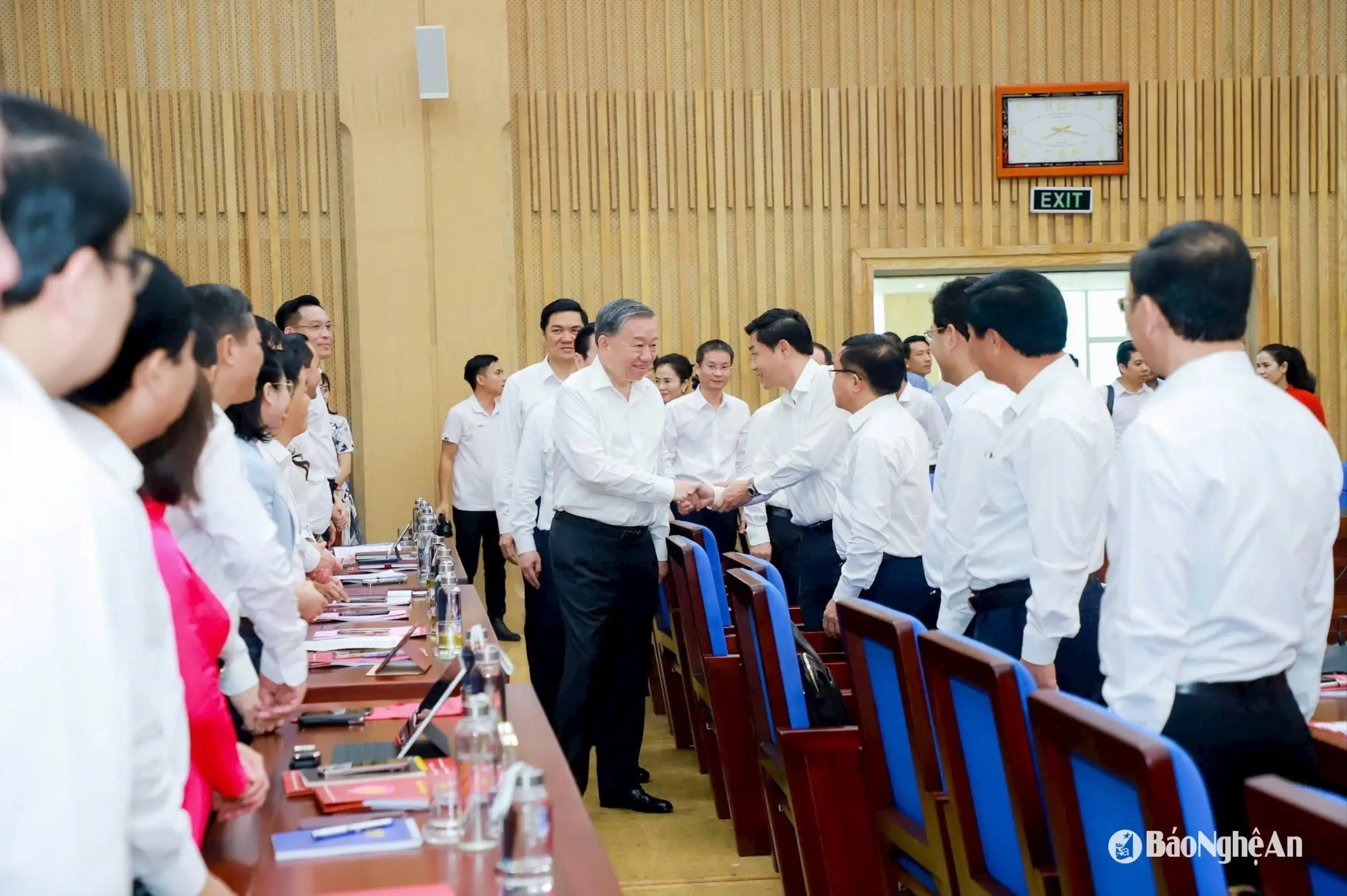 Tổng Bí thư Tô Lâm làm việc với Ban Thường vụ Tỉnh ủy Nghệ An