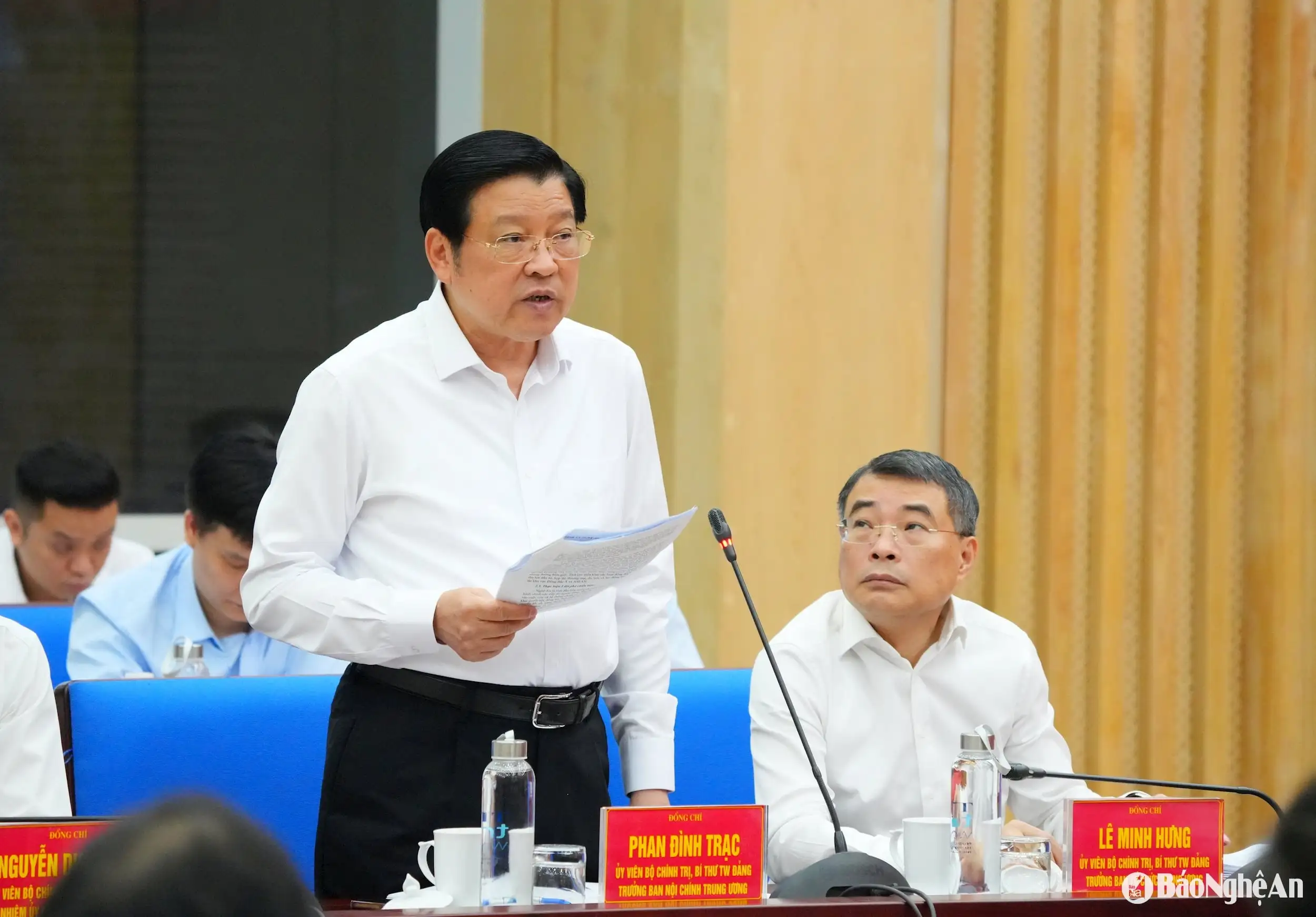 Tổng Bí thư Tô Lâm làm việc với Ban Thường vụ Tỉnh ủy Nghệ An