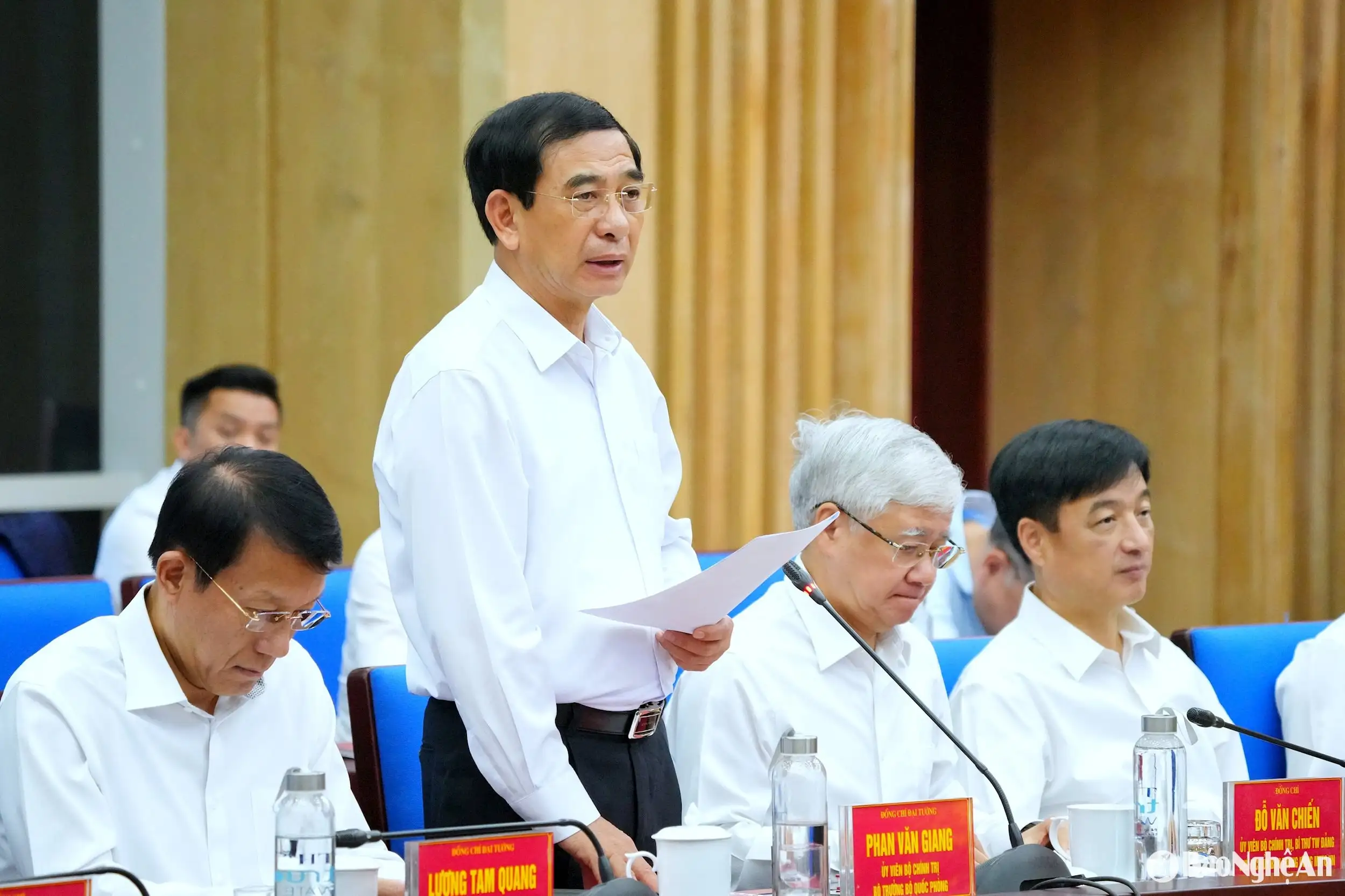 Tổng Bí thư Tô Lâm làm việc với Ban Thường vụ Tỉnh ủy Nghệ An
