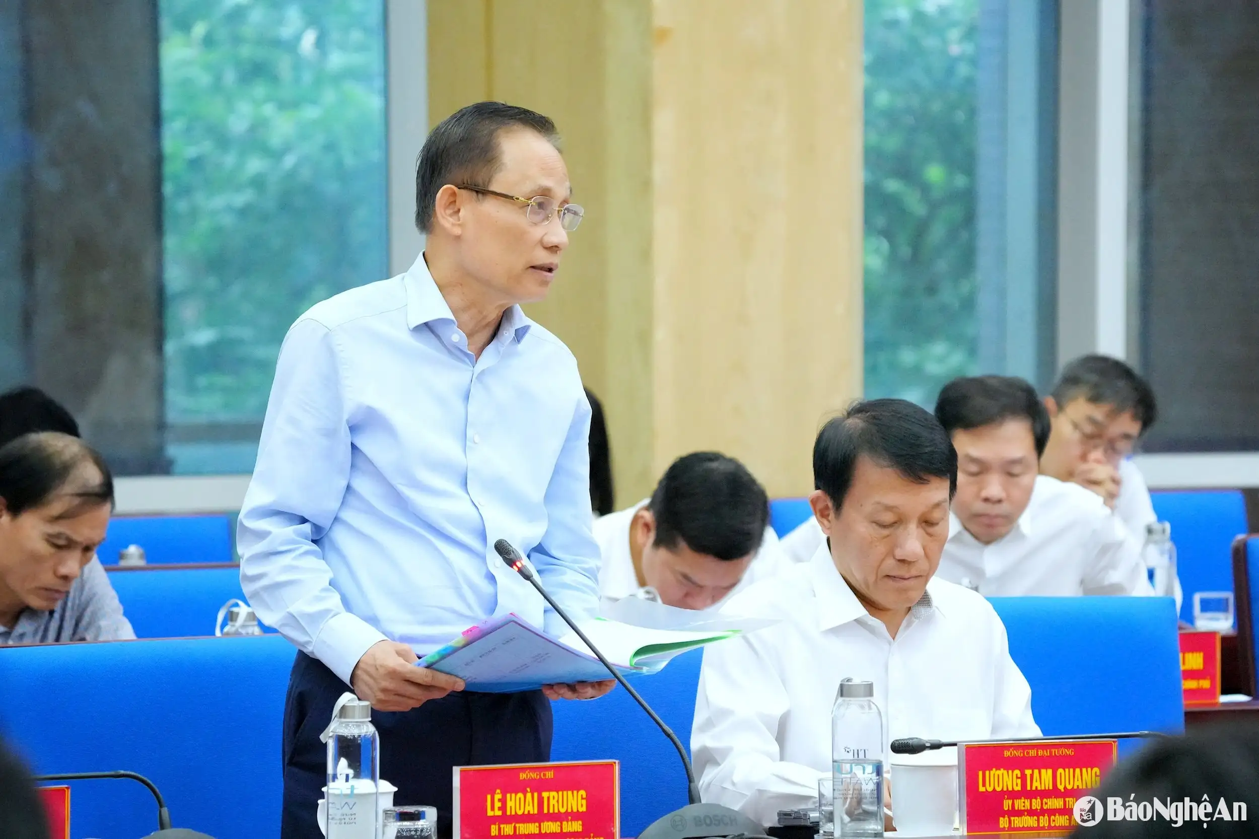 Tổng Bí thư Tô Lâm làm việc với Ban Thường vụ Tỉnh ủy Nghệ An