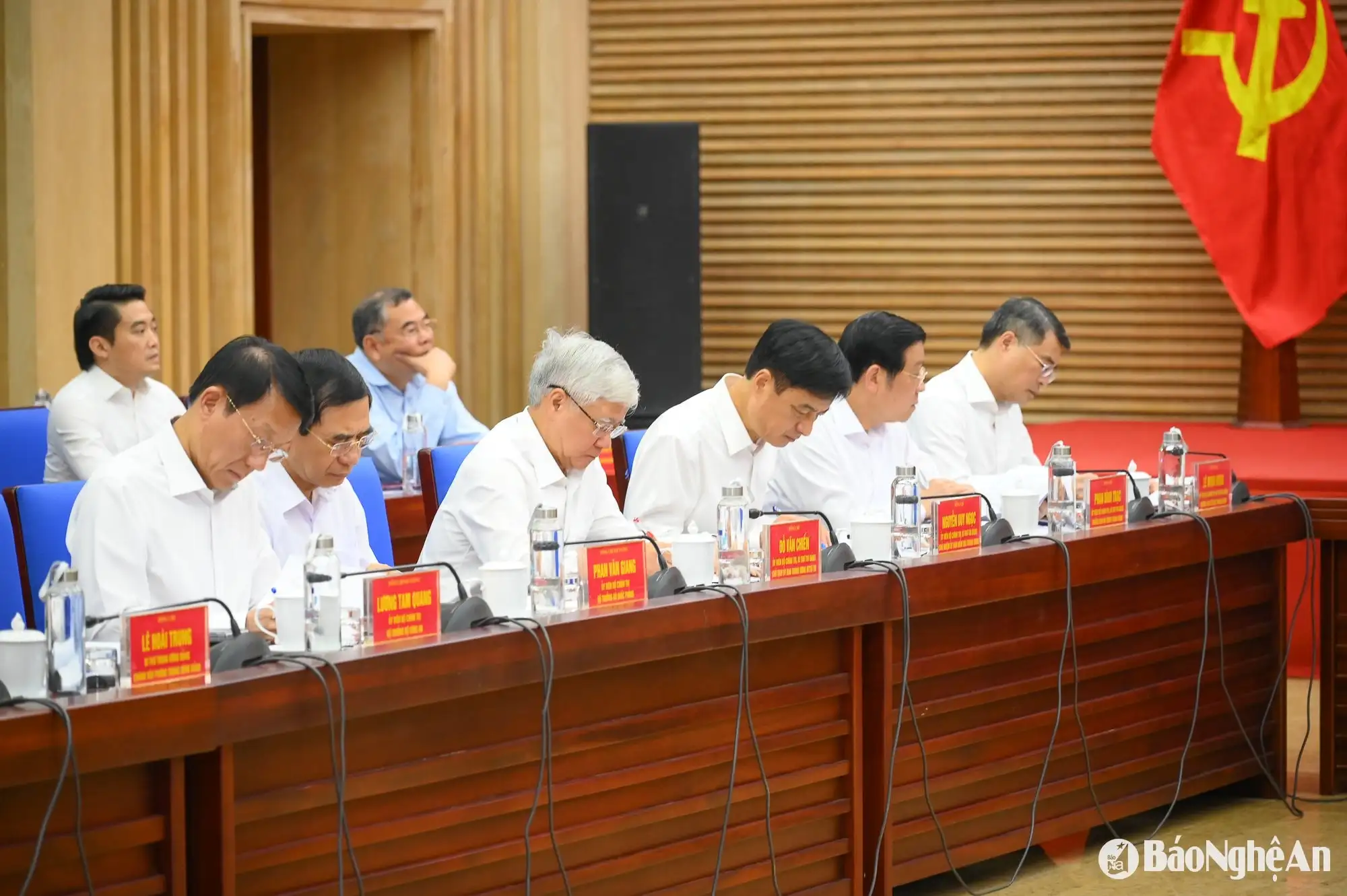 Tổng Bí thư Tô Lâm làm việc với Ban Thường vụ Tỉnh ủy Nghệ An