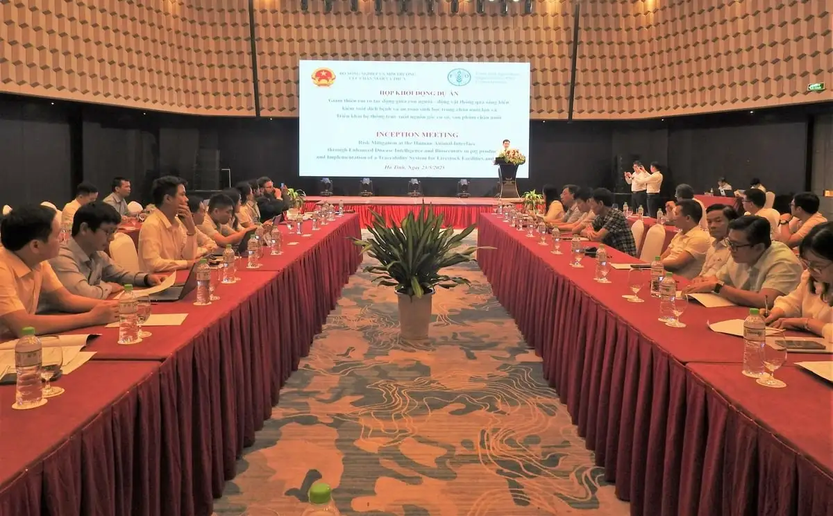 FAO hỗ trợ 140.000 USD giảm thiểu rủi ro dịch bệnh lây truyền sang người