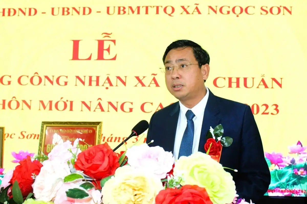 Xã miền núi đầu tiên của huyện Quỳnh Lưu đạt chuẩn nông thôn mới nâng cao