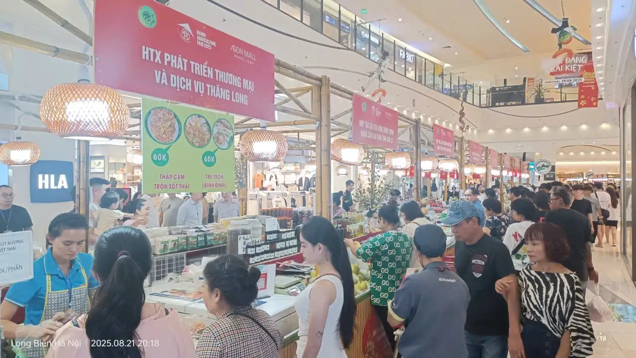 Gần 1.000 dòng sản phẩm tham gia Hội chợ xúc tiến thương mại nông nghiệp, sản phẩm OCOP