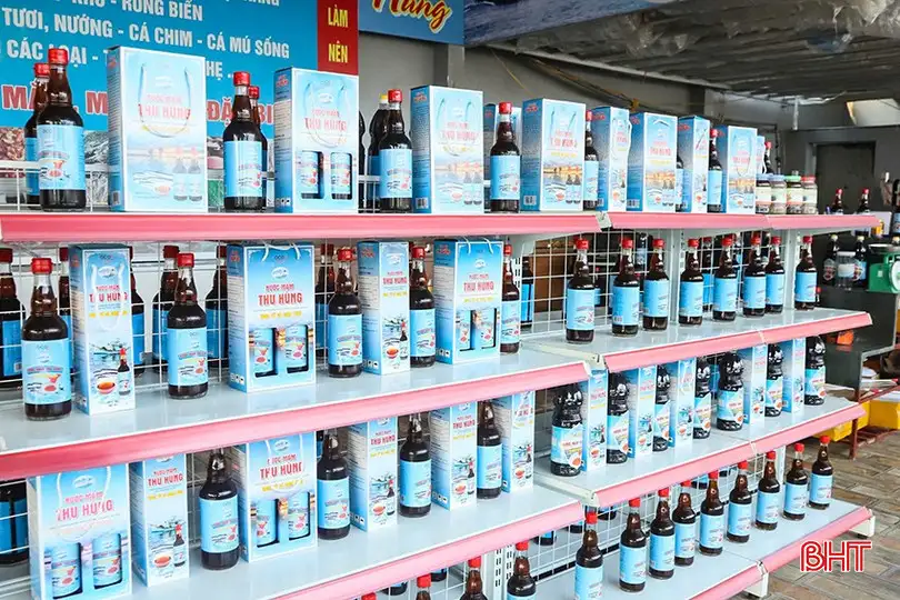 Một xã ở Hà Tĩnh có 16 sản phẩm OCOP