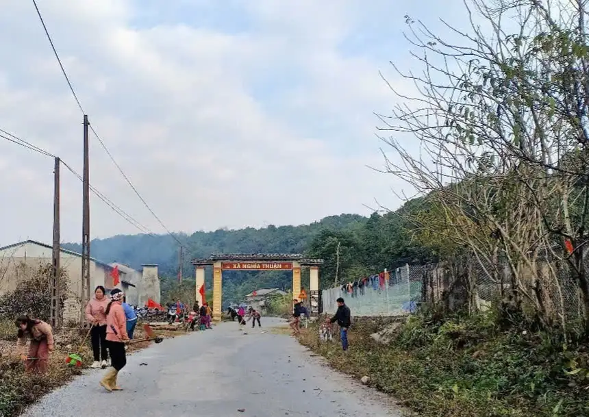 Nỗ lực xây dựng nông thôn mới ở xã biên giới Nghĩa Thuận