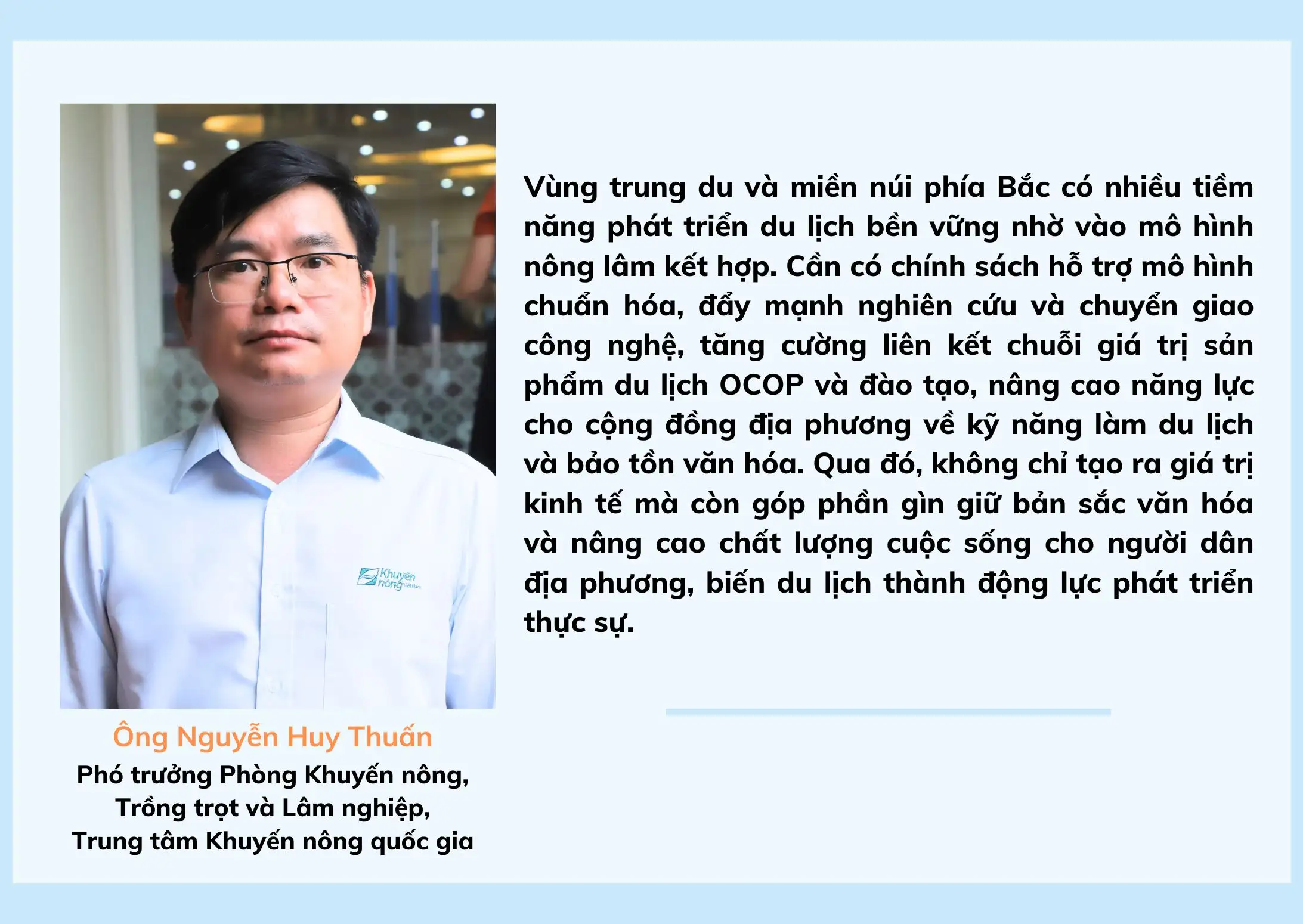 Phát triển mô hình nông lâm kết hợp gắn với du lịch sinh thái