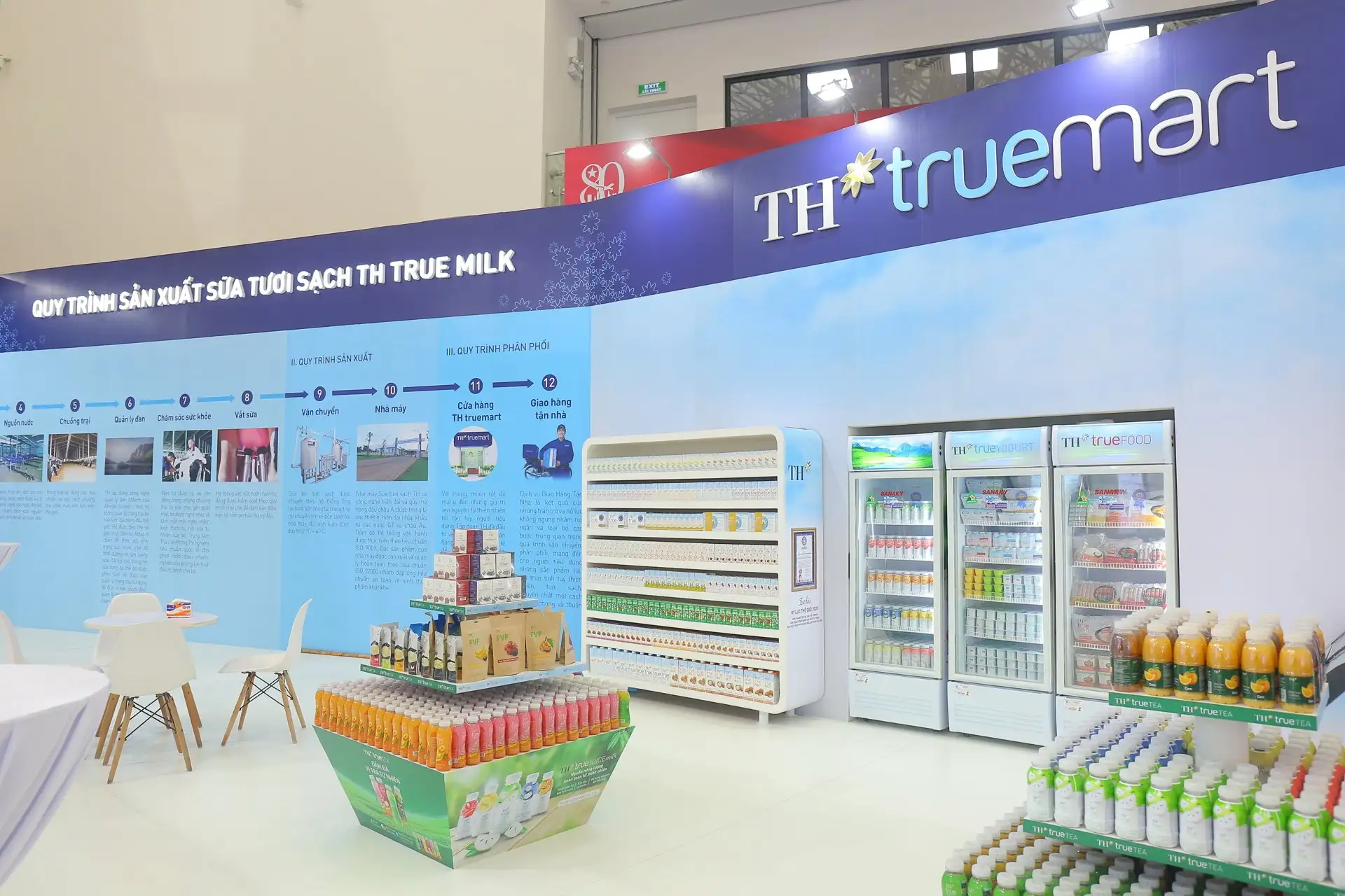 Trải nghiệm câu chuyện thật của sữa tươi sạch TH true MILK tại Triển lãm thành tựu đất nước