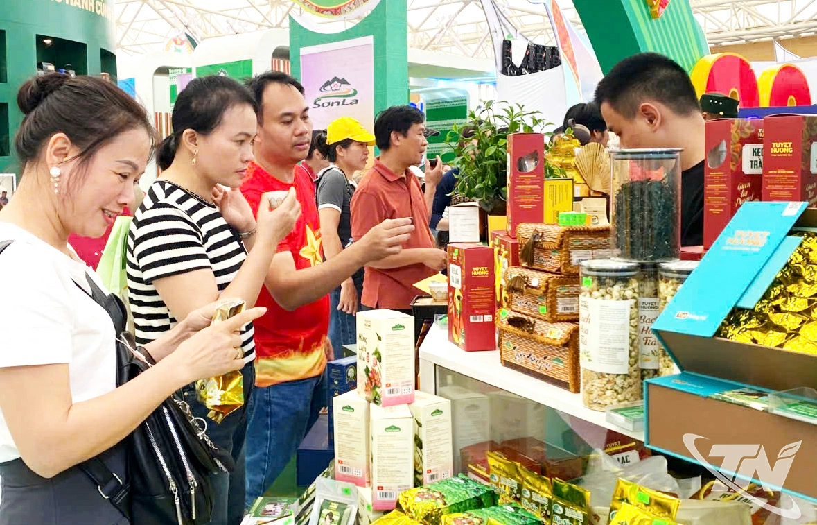 Dấu ấn OCOP Thái Nguyên tại Triển lãm thành tựu đất nước
