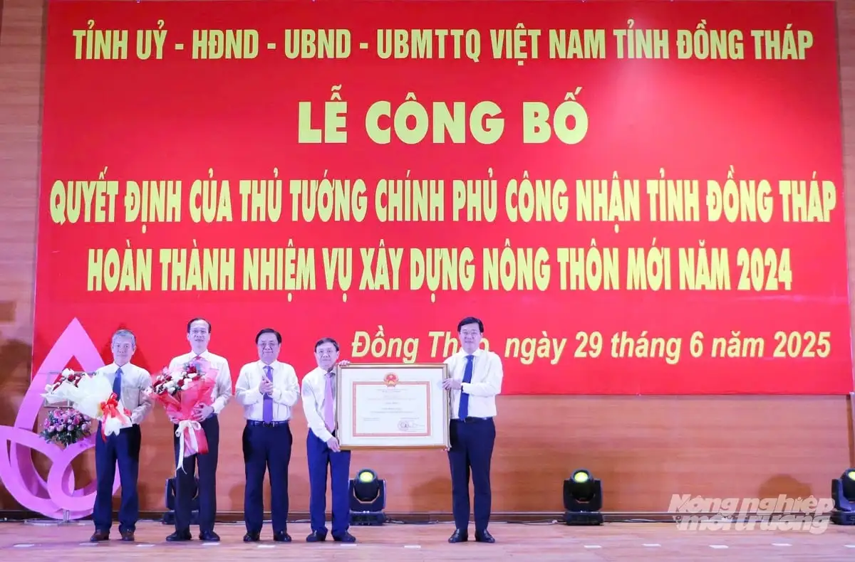Đồng Tháp vươn mình nhờ nông thôn mới gắn tái cơ cấu nông nghiệp