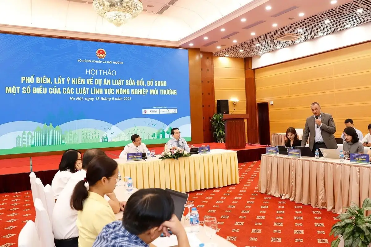 Xây dựng Luật sửa đổi 15 Luật trong lĩnh vực nông nghiệp và môi trường