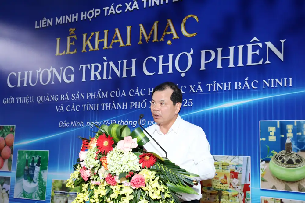 Bắc Ninh: Khai mạc Chợ phiên Hợp tác xã năm 2025
