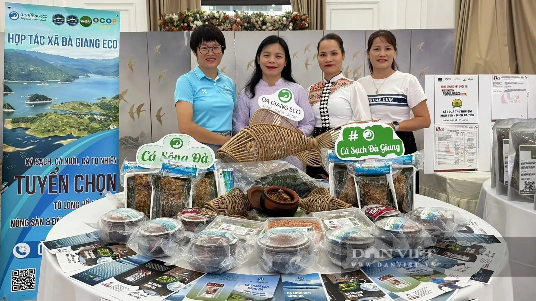 Bắt cá to ở hồ Hòa Bình, tỉnh Phú Thọ lên làm các món ngon, đạt sao OCOP