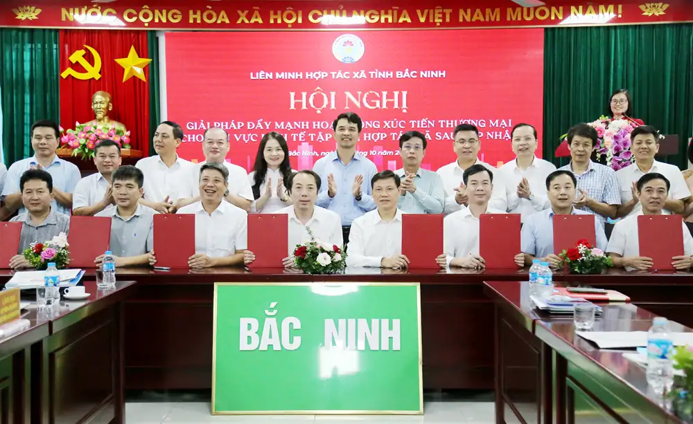 Liên minh HTX tỉnh Nghệ An tham gia các hoạt động xúc tiến thương mại tại tỉnh Bắc Ninh