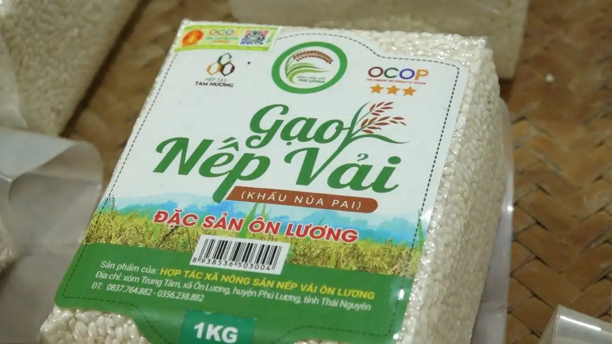 Thương hiệu nếp vải đặc sản vươn tầm OCOP 4 sao