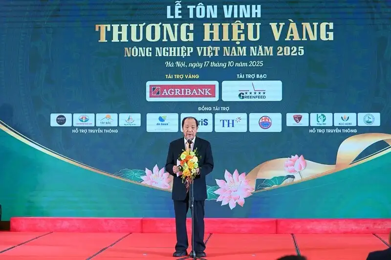 Tôn vinh 90 sản phẩm “Thương hiệu Vàng nông nghiệp Việt Nam năm 2025”