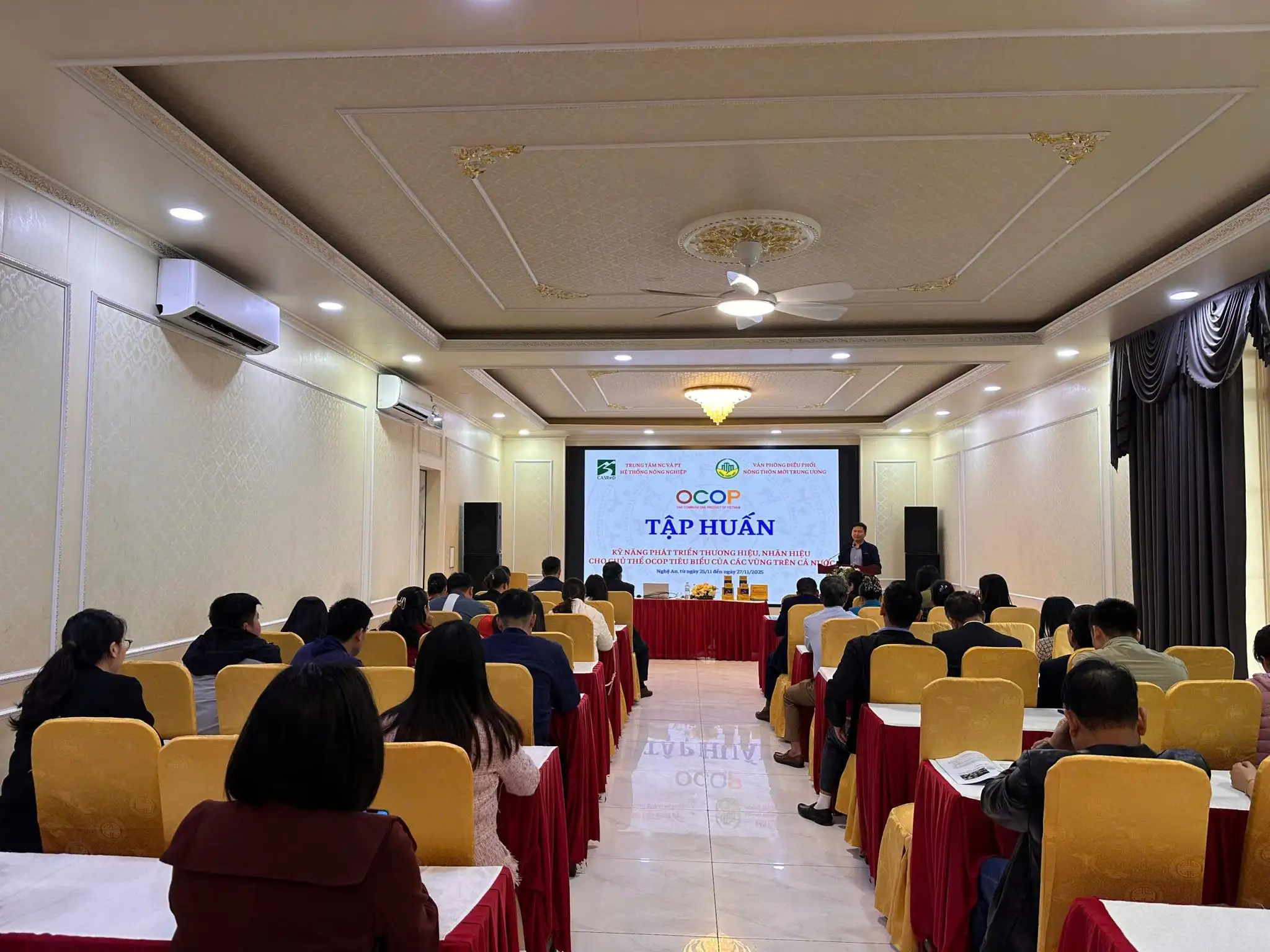 Tập huấn chuyên sâu cho cán bộ, chủ thể OCOP về kỹ năng phát triển thương hiệu, nhãn hiệu