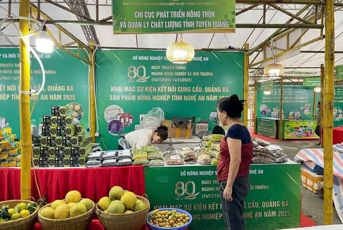 Thúc đẩy kết nối cung cầu sản phẩm nông nghiệp Nghệ An 2025