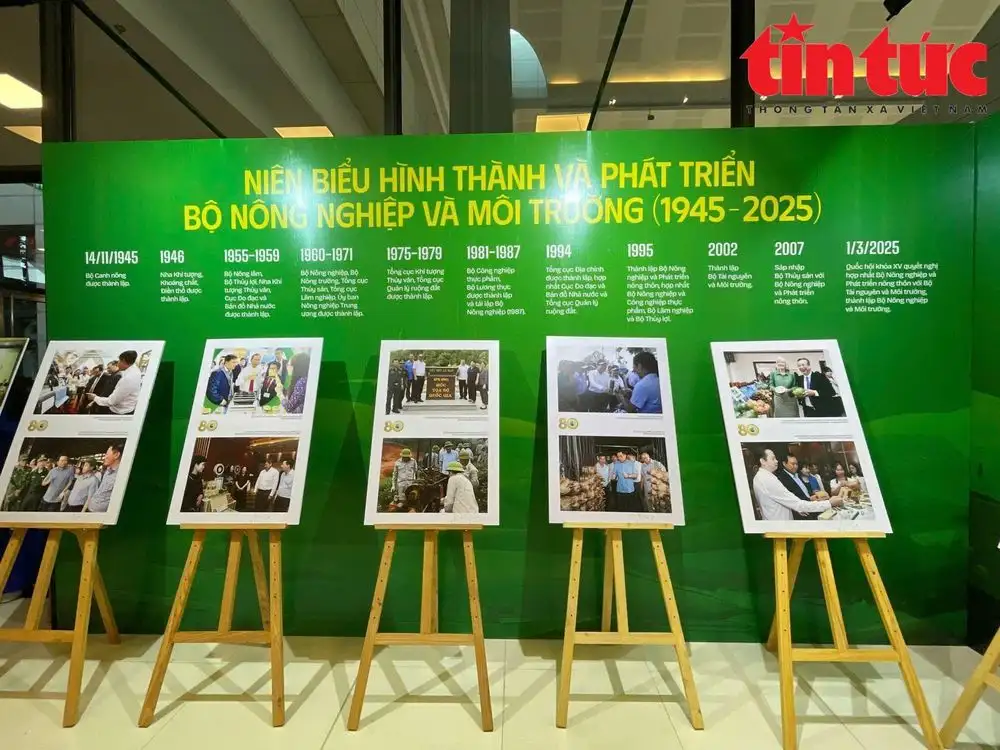 Triển lãm Thành tựu 80 năm Ngành Nông nghiệp và Môi trường