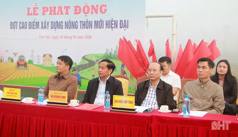 Can Lộc ra quân cao điểm xây dựng nông thôn mới hiện đại