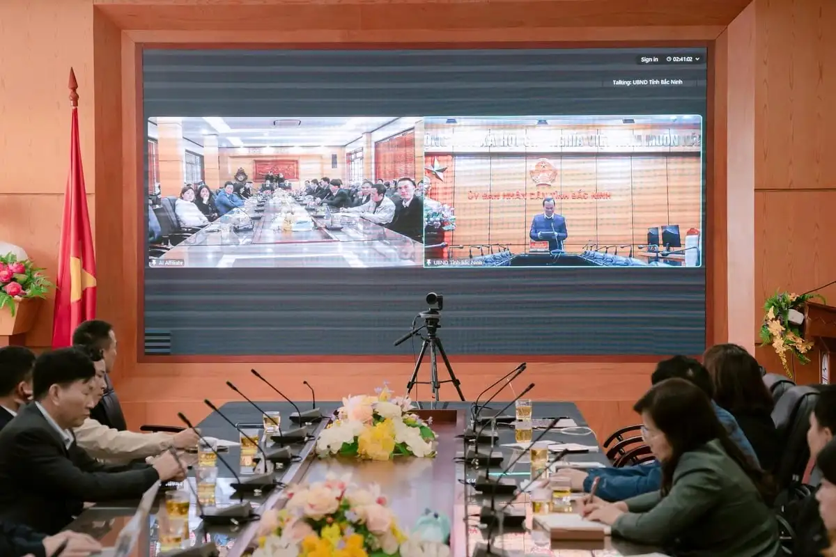 Học sinh, sinh viên Bắc Ninh tiếp thị sản phẩm OCOP bằng trí tuệ nhân tạo