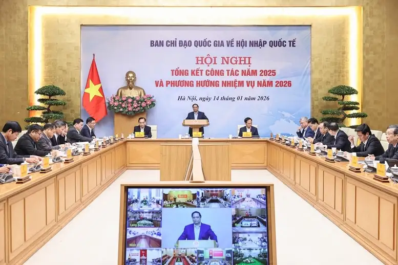 Thủ tướng Phạm Minh Chính: Hội nhập quốc tế là động lực đưa Việt Nam bước vào kỷ nguyên mới Lê Hằng – Hữu Song•14/01/2026 11:29Theo dõi Báo Nghệ An trên