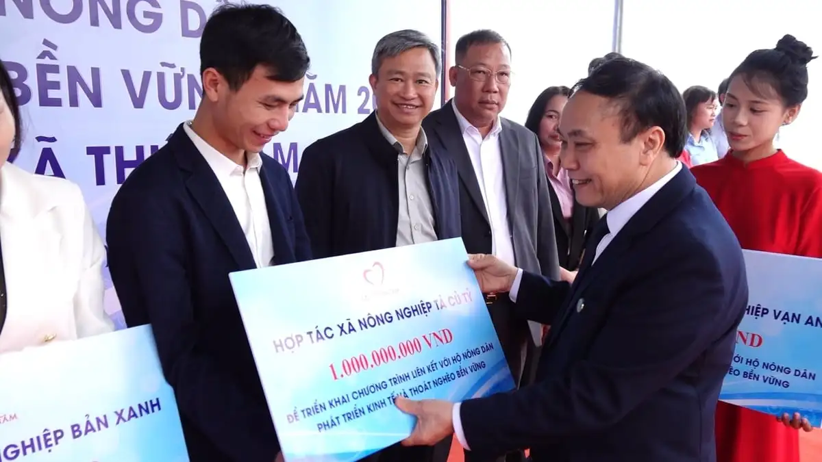 Quỹ Thiện Tâm đồng hành HTX nông nghiệp phát triển kinh tế, giảm nghèo bền vững