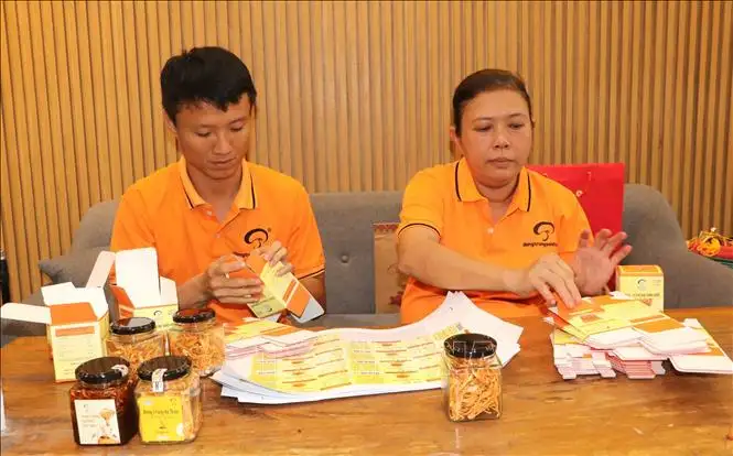 Sản phẩm OCOP chiếm ưu thế trên thị trường quà Tết