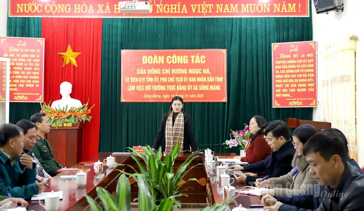 Sủng Máng cần tiếp tục đẩy mạnh tái cơ cấu kinh tế trong nông nghiệp gắn với xây dựng Nông thôn mới