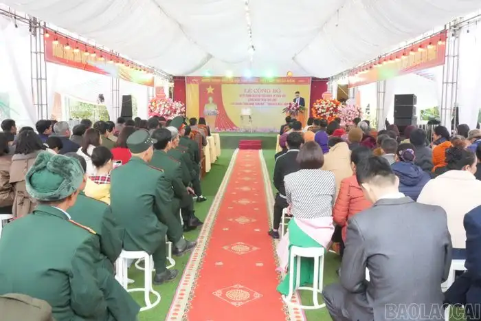 Xã Trấn Yên công bố thôn Tân Long đạt chuẩn nông thôn mới, thôn kiểu mẫu năm 2025