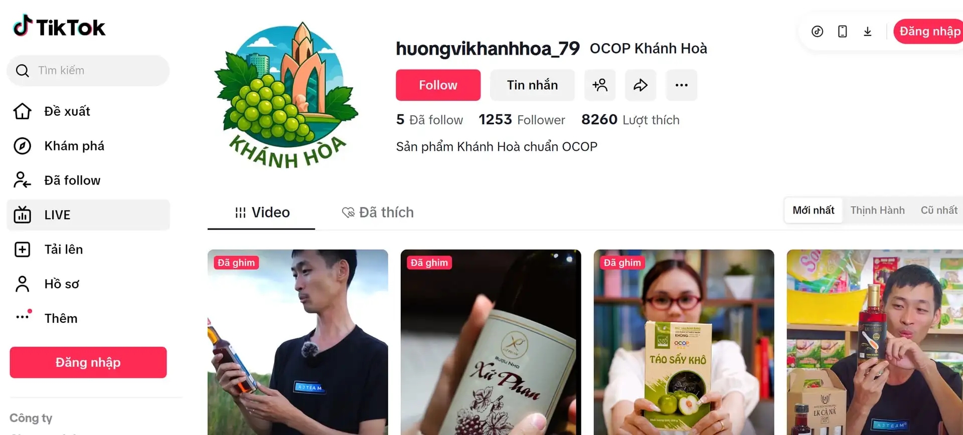 Đưa sản phẩm OCOP Khánh Hòa lên TikTok Shop