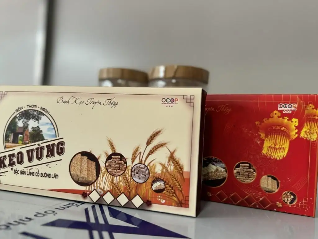 Giữ lửa nghề kẹo truyền thống bằng hơi thở mới ở làng cổ Đường Lâm