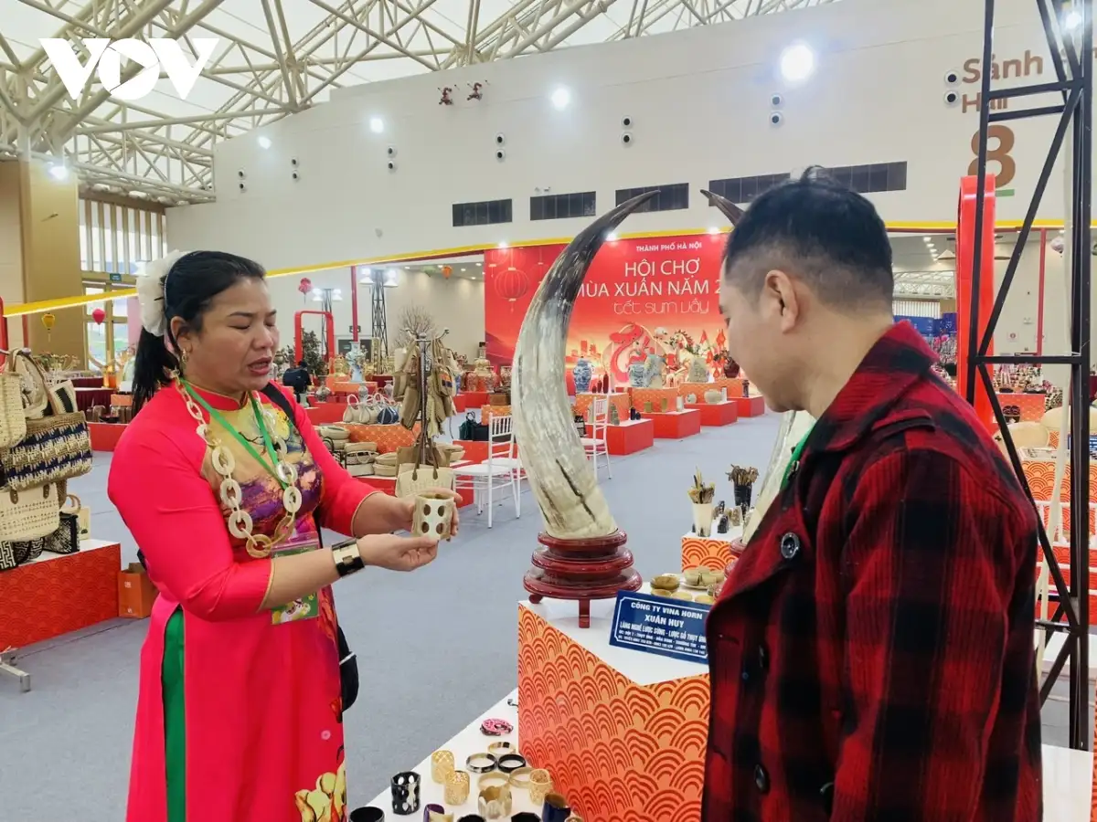 Hội chợ Mùa Xuân: Hà Nội tái hiện không gian “Tết sum vầy”