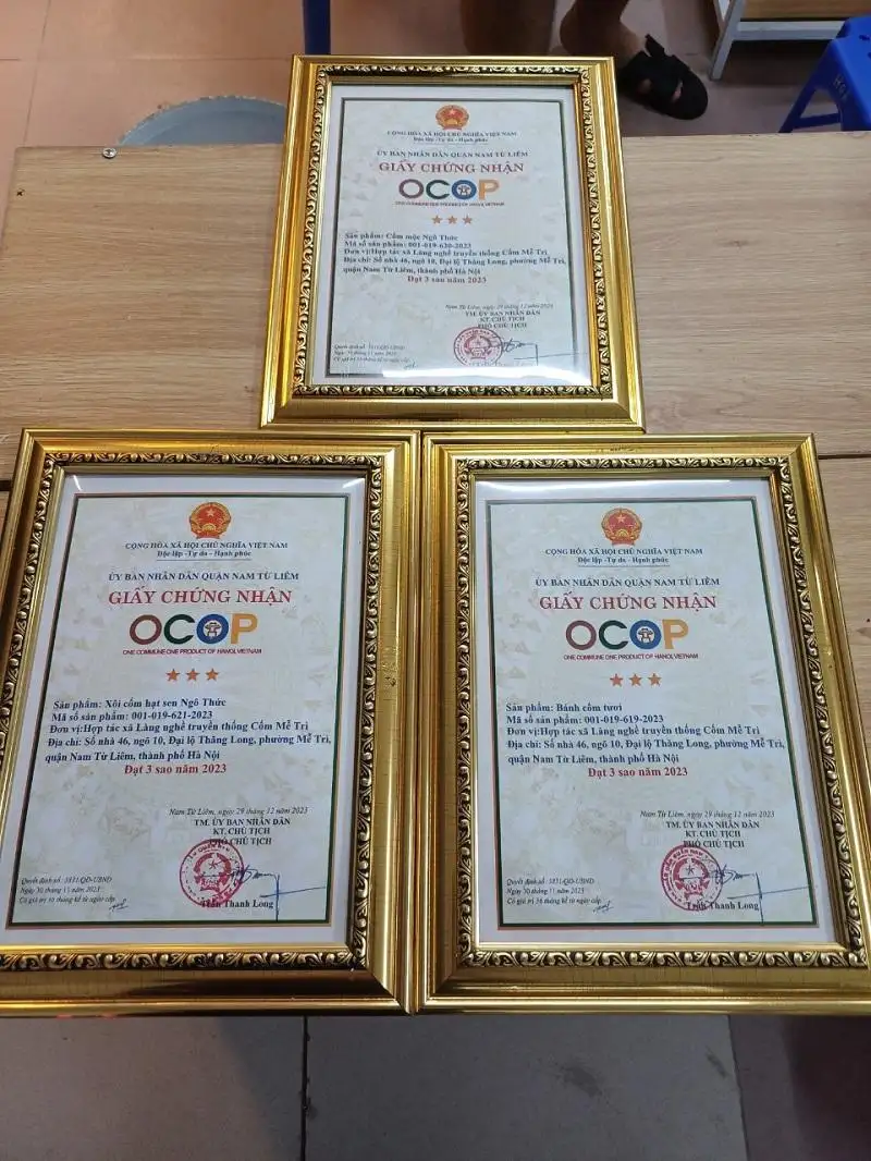 Hợp tác xã Cốm mộc Ngô Thức: Chăm sóc từng hạt lúa non để bảo tồn văn hóa và phát triển bền vững