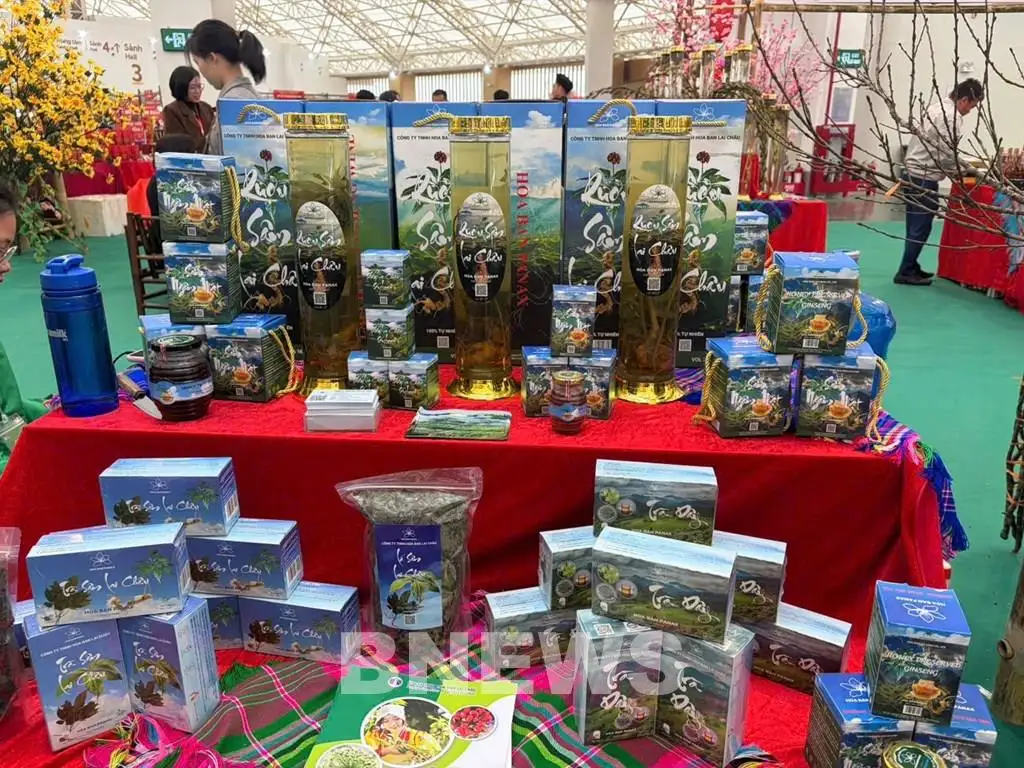 Lai Châu quảng bá OCOP, nông sản tại Hội chợ Mùa Xuân 2026