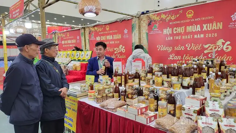 Sản phẩm OCOP kích cầu tiêu dùng tại Hội chợ Mùa Xuân