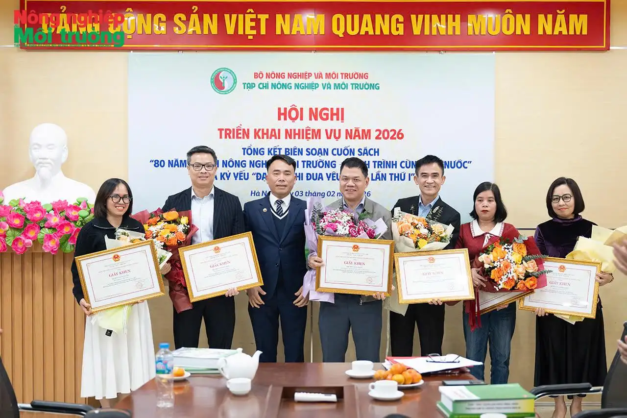 Tạp chí Nông nghiệp và Môi trường: Dấu ấn một năm vượt khó, hoàn thành xuất sắc nhiệm vụ